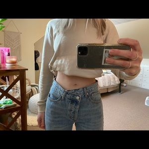 Princess Polly Cross Over Jeans